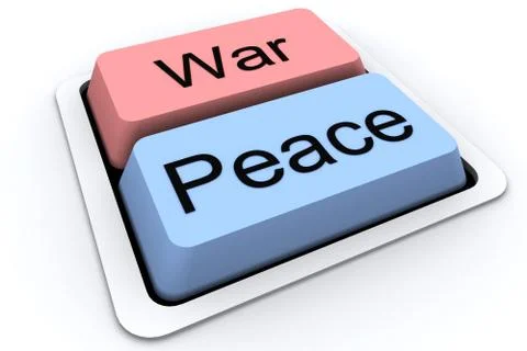 Peace and War Stock Illustration