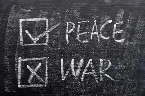 Peace and war Stock Photos