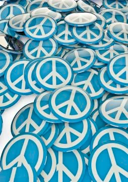 Peace badges Stock-Illustration