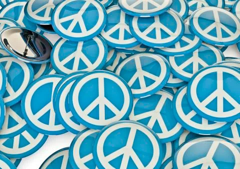 Peace badges Illustrazione stock