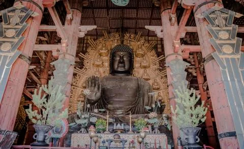 The peace from Buddha Stock Photos