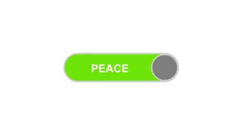 Peace button 4K Video stock 219750968