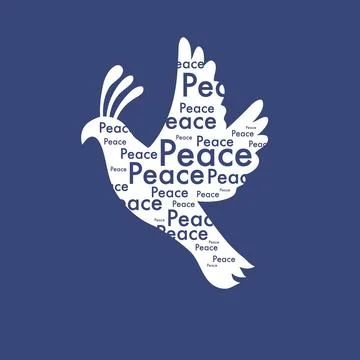 Peace day illustration vector design for day of peace event vector Stock Illustration