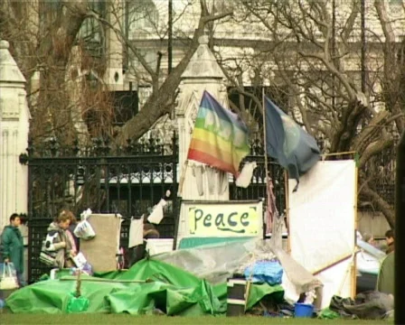 Peace Demonstration (PAL) Stock-Footage 307222