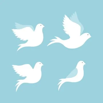 Peace design over blue background vector illustration Ilustração Stock