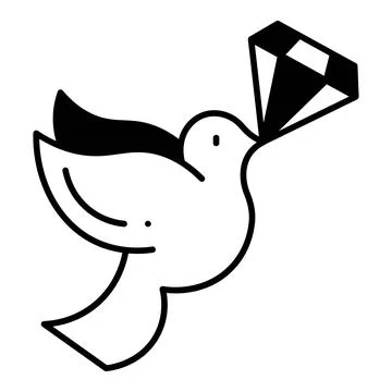Peace Dualtone Icon Stock Illustration