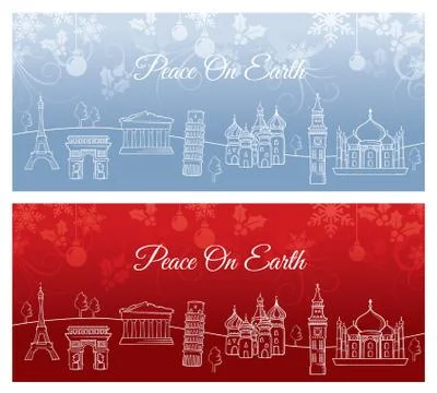 Peace on earth Stock Illustration