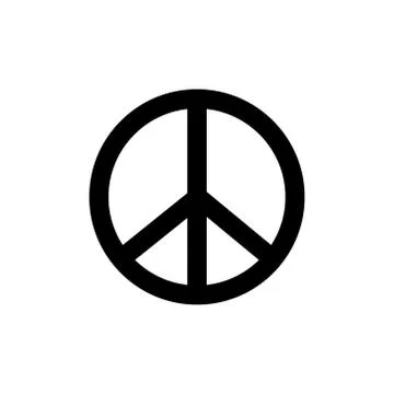 Peace icon. Design template vector Stock Illustration