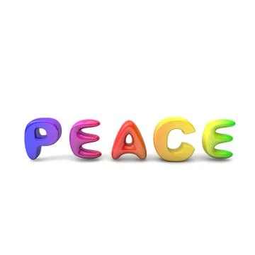 Peace is joy Stock Illustration