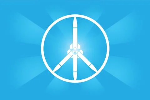 Peace Missiles Stock Illustration