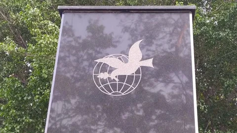 A peace monument in chandigarh. Stock Footage 147396537