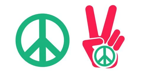 Peace. No war. Stock Illustration