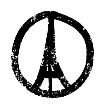 Peace for Paris イラスト素材