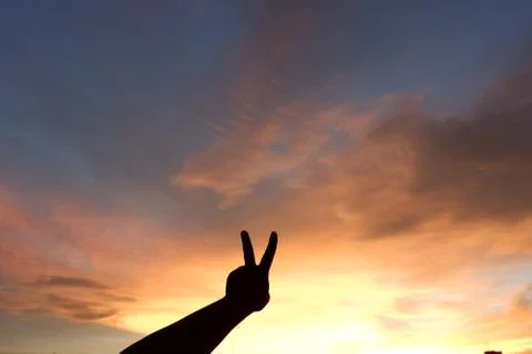 Peace Foto stock