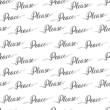 Peace please Stock Illustration
