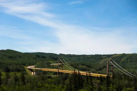 Peace River Bridge Foto stock