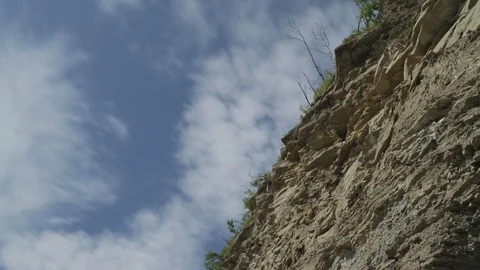 Peace River Cliff - time lapse Vidéo 88441199