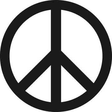 Peace sign. Stock Illustration