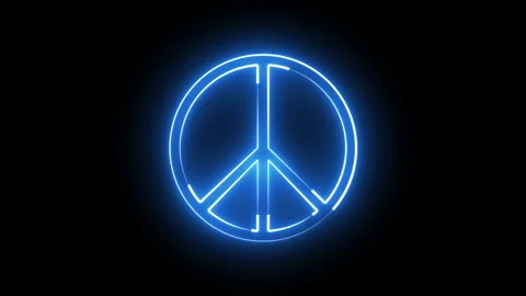 Peace symbol. Stock Footage 218662882