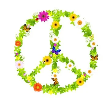 Peace symbol Stock Illustration