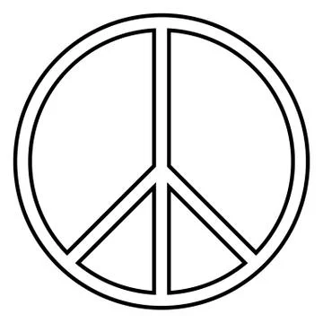 Peace symbol Stock Illustration