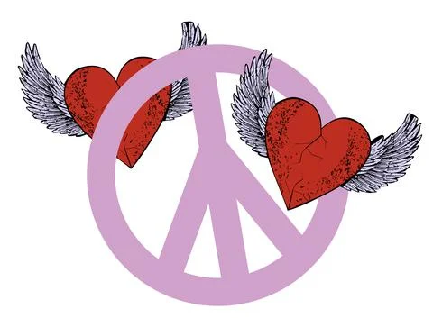 Peace symbol Stock Illustration