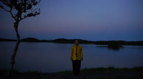 The peace of tai chi chuan Video stock 33689871
