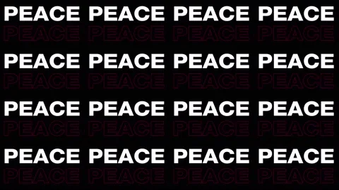 Peace Text 01 Stock Footage 147328846