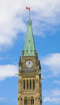 The peace tower Stock Photos