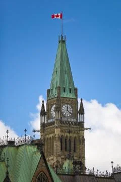 The peace tower Stock Photos