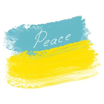 Peace for Ukraine Stock Illustration