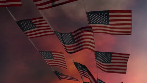 Peace To War Transition, Blue Sky To Fiery Apocalypse Stock Footage 293956070
