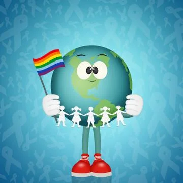 Peace in the world Stock Illustration