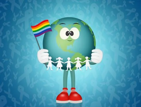 Peace in the world Stock Illustration