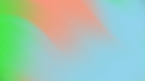 Peaceful abstract gradient background with green light blue and pastel orange Stock Footage 297002322