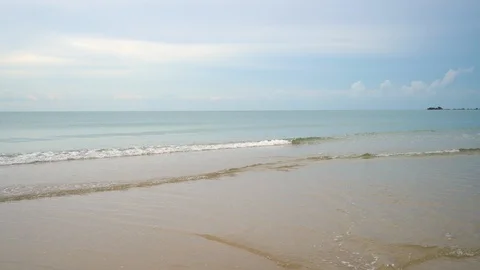 Peaceful beach Stock Footage 114416563