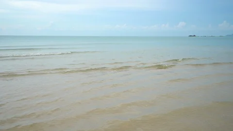 Peaceful beach Stock Footage 114418743