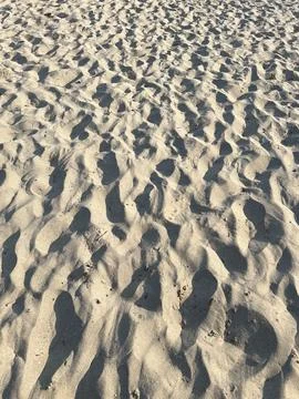 Peaceful Beach Sandscape Stock Photos