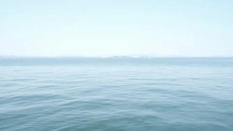 Peaceful Blue Ocean Stock Footage 244515346