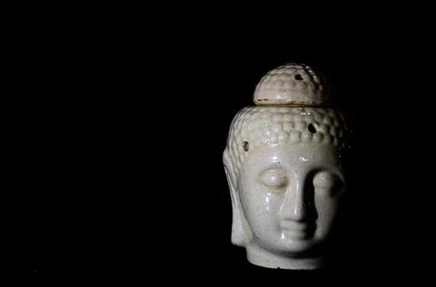 Peaceful Buddha lamp and diffuser for home 写真素材