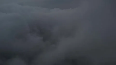 Peaceful flight over the clouds Stock Footage 259873023