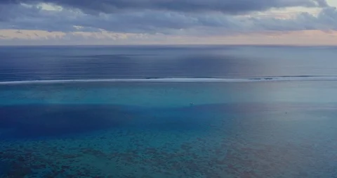 Peaceful lagoon at dusk Stock Footage 115059690