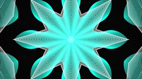 Peaceful Mandala Kaleidoscope pattern background Stock Footage 134696891