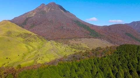 Peaceful Mountain Wilderness During Early Autumn – Drone Video Stock Footage 336974743