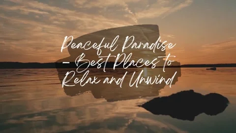 Peaceful Paradise Stock Footage 312386656