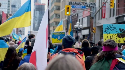 Peaceful protest, march. Stock Footage 176061553