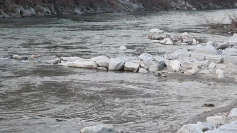 Peaceful River Flowing Stock Footage 150802545