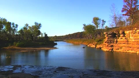 Peaceful River  Stock Footage 904979