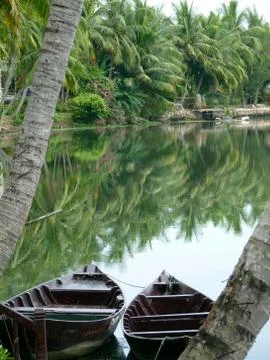 Peaceful river Stock Photos