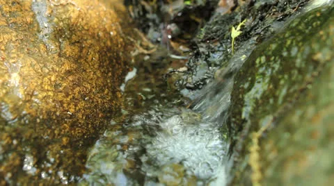 Peaceful rushing water five Stock Footage 22896818